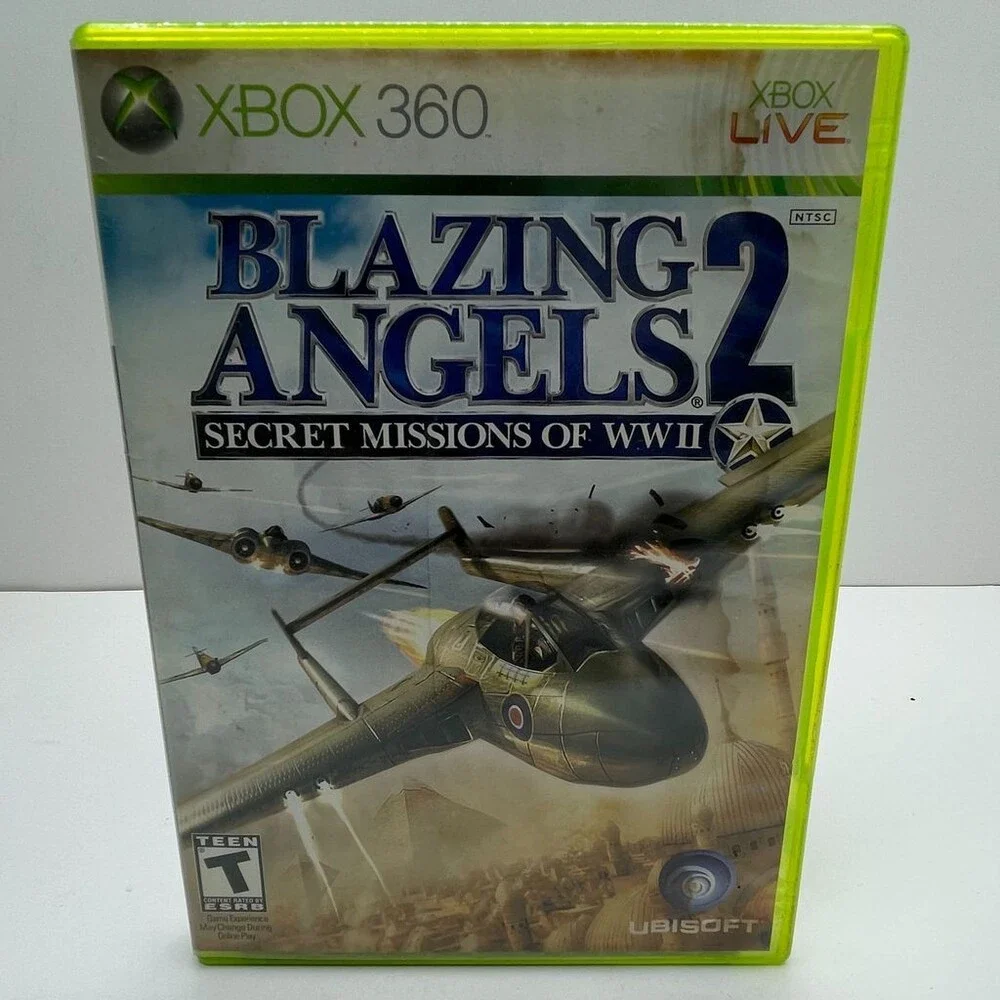 Blazing Angels 2: Secret Missions Of WWII (Xbox 360, 2007) Complete W/ Manual